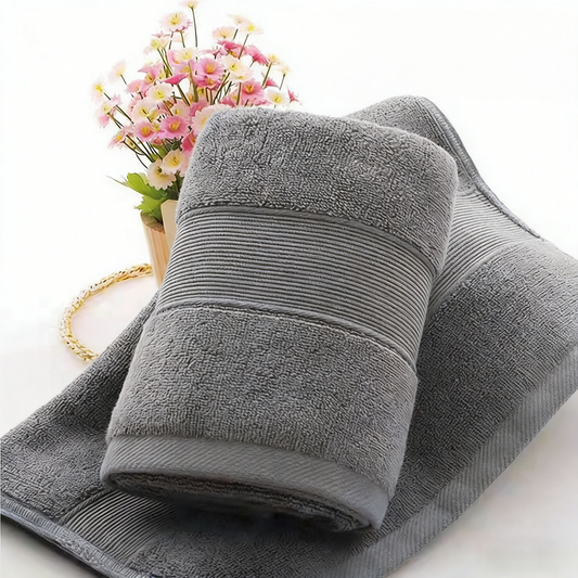 2 Pack Hand Towels for Bathroom- (14 x 30 Inch) 100% Cotton Hand Towel, Highly Absorbent and Quick Dry Face Washcloth