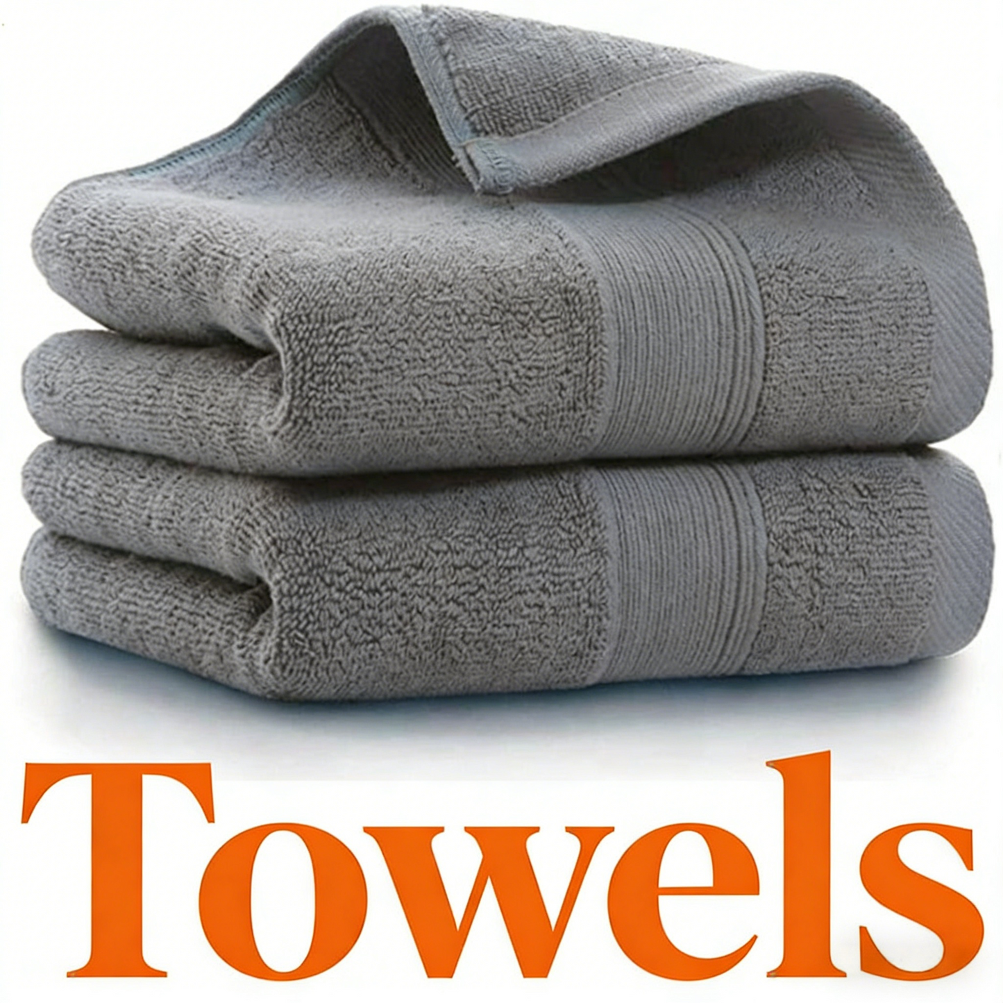 2 Pack Hand Towels for Bathroom- (14 x 30 Inch) 100% Cotton Hand Towel, Highly Absorbent and Quick Dry Face Washcloth